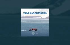 portada del libro "Antártida", por USIL